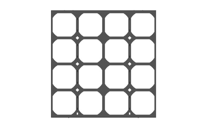 MO-RA IV 600 Fan Frame for 16x 140mm Fans